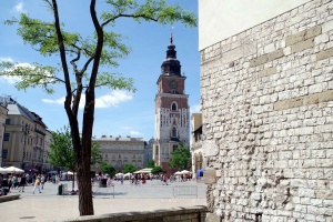 wieża ratuszowa w krakowie